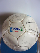 RARE BALLON DE FOOTBALL EQUIPE DE FRANCE COUPE DU MONDE 2000 Dédicacé Signées