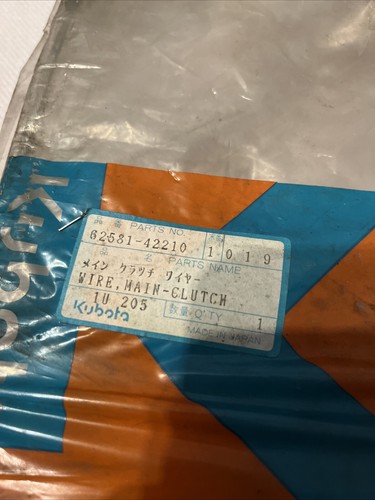 Câble embrayage neuf kubota - neuf,