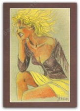 Ex-libris Jean-Claude Servais Tendre Violette 250ex signé 15x21 cm