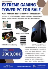 PC TOUR NOIR GAMER EXTRÊME