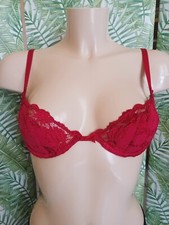 VASSARETTE SOUTIEN GORGE TAILLE 80B COULEUR ROUGE REF 20143