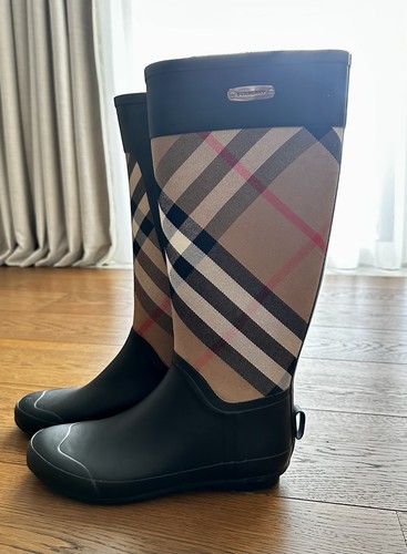 Burberry bottes pluie femme - burberry,