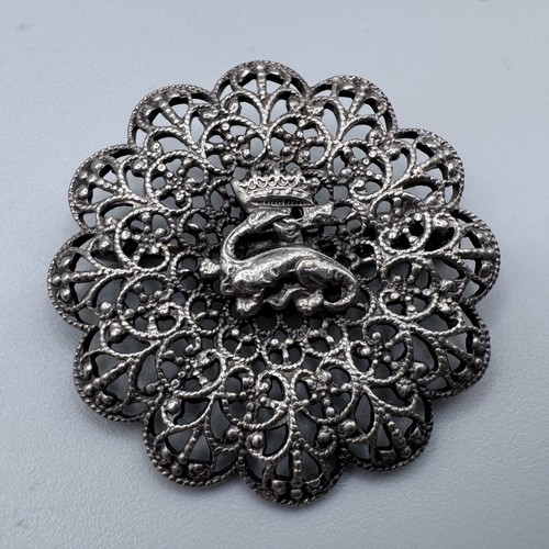 Broche ancienne salamandre - broche,