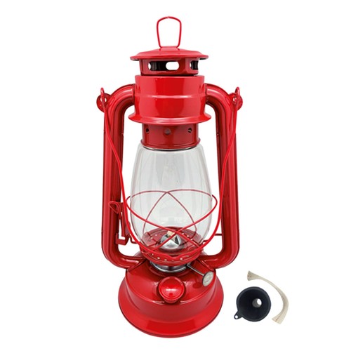 Lampe tempête rouge - , en