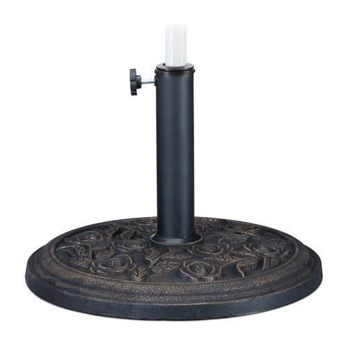 Pied parasol noir - pied, de