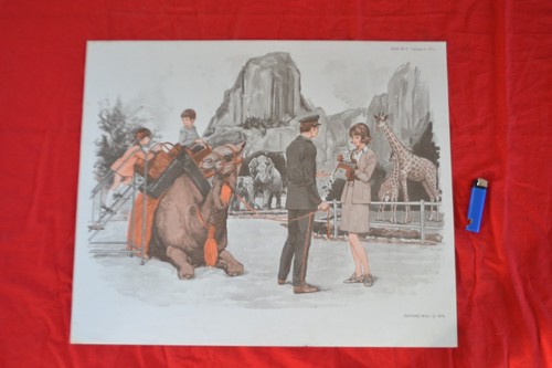 Ancienne affiche scolaire - , mdi