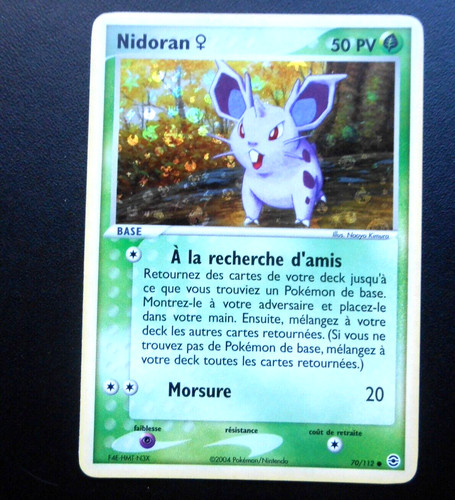 Pokemon carte nidora - carte, 70/112