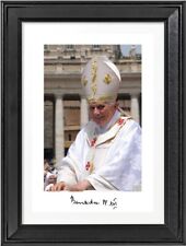 Pape Benoît Xvi. Autographe