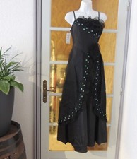 Robe de soirée noire longue