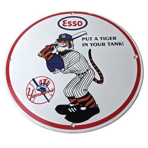Vintage esso gasoline - vintage,