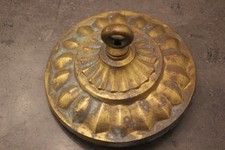 plafonnier coupole  art déco en bronze lustre