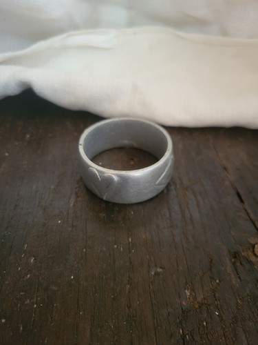 Ancien rond serviette poilu - rond,