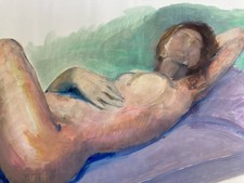 Très Belle Peinture Gouache