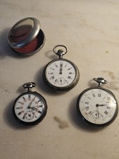 Lot 3 montres mécaniques