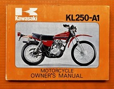 New! Genuine 1978 Kawasaki KLR250 KLR250A1 Owners Manual