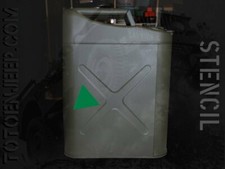 POCHOIR REUTILISABLE MARQUAGE JERRYCAN JERRICAN GAS R30 jeep willys dodge us ww2