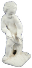 Figurine Putto En Porcelaine