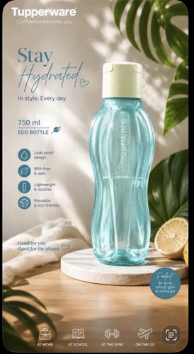 Tupperware eco bottle - bottle, ml