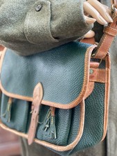 sac besace cuir vintage