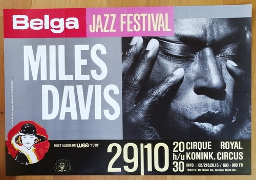 Miles davis jazz - davis, affiche