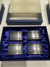 Pierre Deux Pewter Napkin Ring - Set of 12