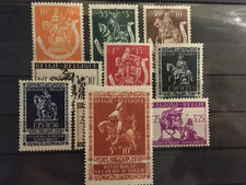 belgique 1942 cob 603 à 612 neuf sans charnière