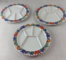 Lot de 3 assiettes à fondue