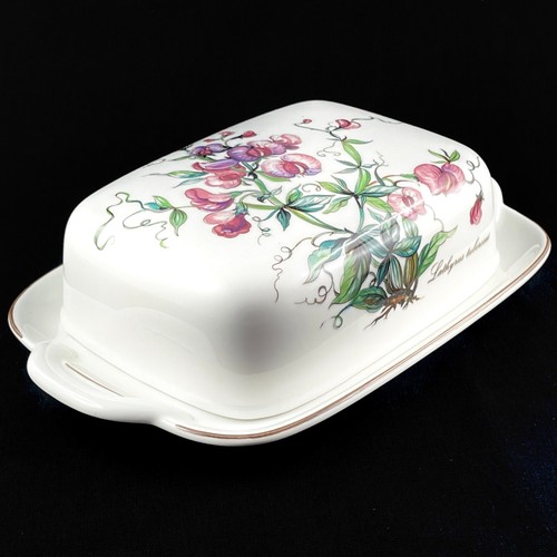 Beurrier ancien porcelaine - beurrier,