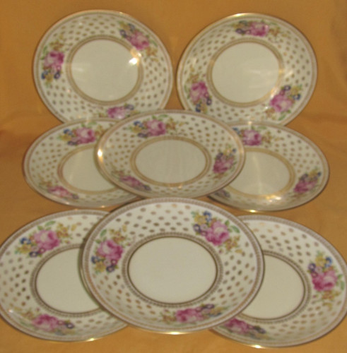 Assiettes dessert porcelaine - assiettes,