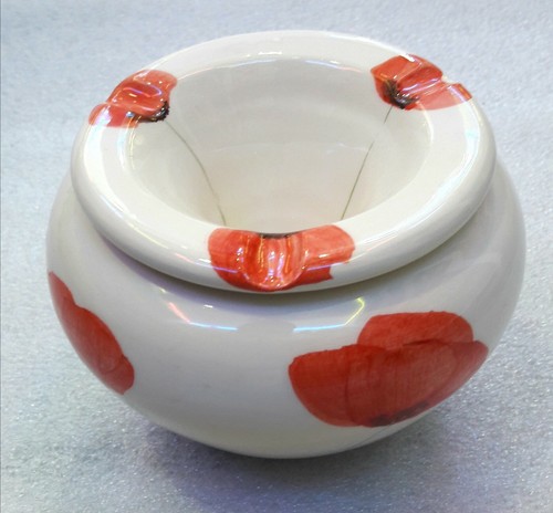 Cendrier coquelicot - cendrier, en