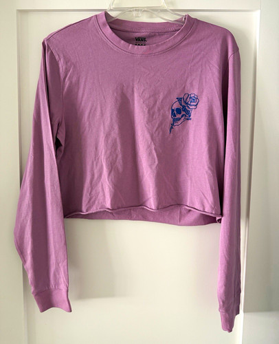Vans womens purple cropped - vans,