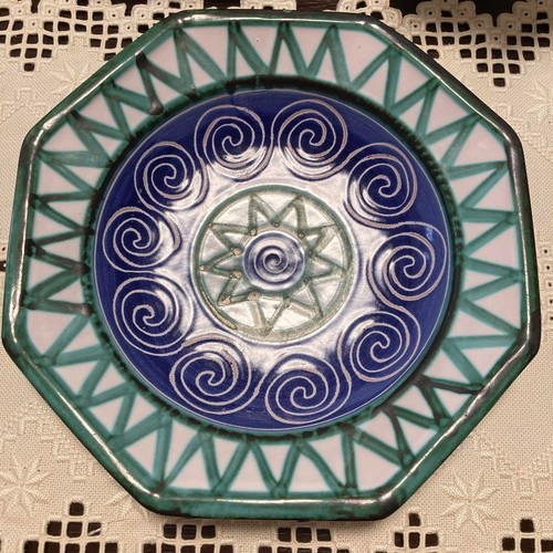 Assiette pâtes octogonale - assiette,