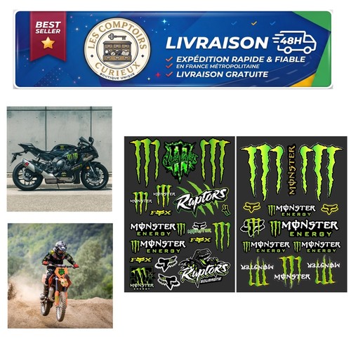 Autocollants monster energy - autocollants,