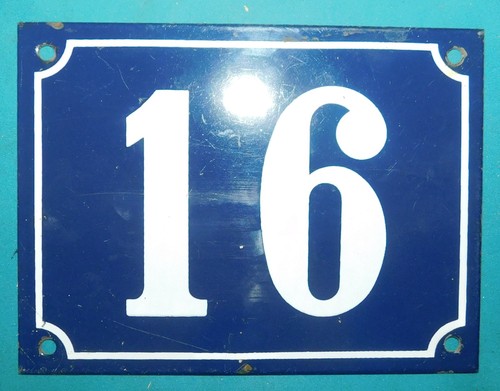 Ancienne plaque emaillee - plaque,