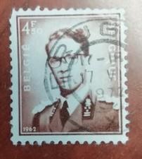 TIMBRE BELGIQUE ROI BAUDOUIN