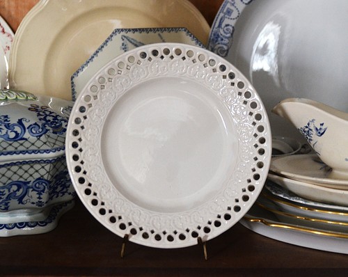 Creil montereau rare assiette - montereau,