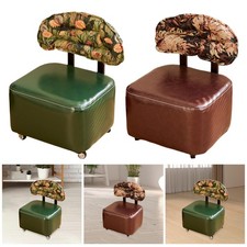 Tabouret roulant carré