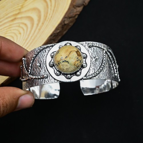 Bracelet jonc argent - en,