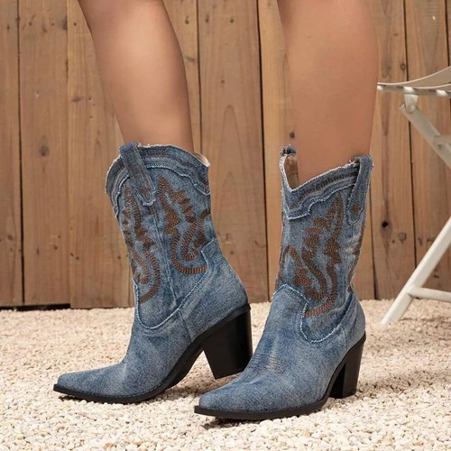 Bottes femme camperos bleu - camperos,