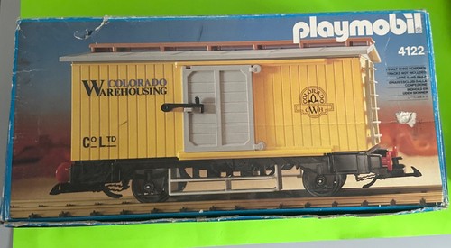 With box vintage playmobil - box:,
