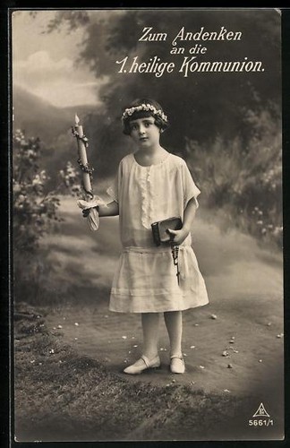 Enfant robe blanche - en,