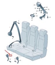 VW Sharan 7N Verrou De