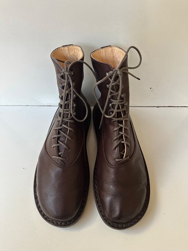 Trippen brown lace ankle - brown, lace-up