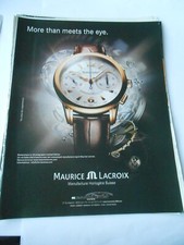 Advertising Advert 2007 - Maurice M Lacroix Masterpiece Watch
