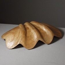 Sculpture vintage bois massif