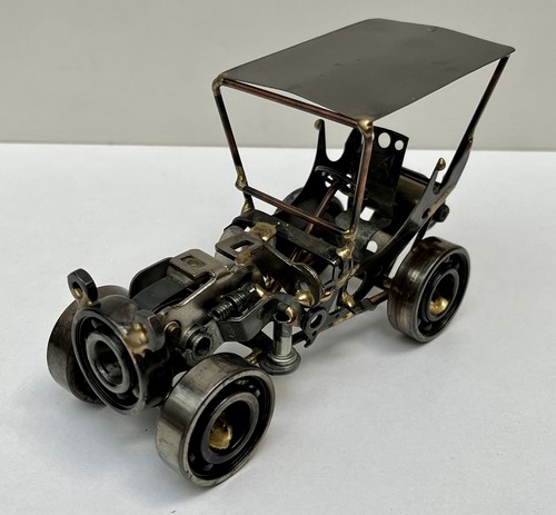 Sculpture métal voiture - sculpture,
