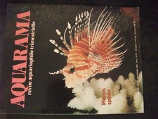**fe Revue Aquarama n°44 Pterois sphex / Ancistrus multipinnis / Le Xenophora 