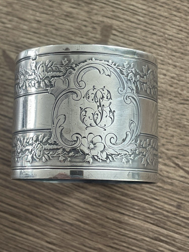 Ancien rond serviette - , en