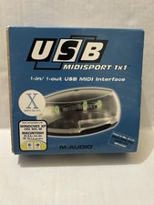 Midiman USB MIDISPORT 1x1 USB MIDI Interface For Windows & Mac OS X Open Box