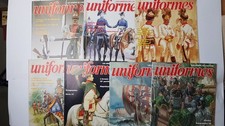 Lot 7 Magazines Uniformes Les Armee De L'Histoire Uniformes Militaria 1989